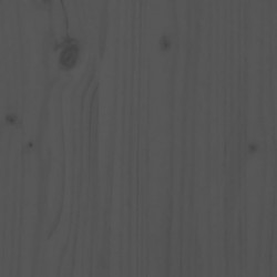 Sonnenliege Grau 199,5x60x74 cm Massivholz Kiefer