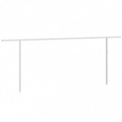 Stützen für Markisen Weiß 600x245 cm Eisen