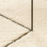 Teppich HUARTE Kurzflor Weich und Waschbar Creme 240x340 cm