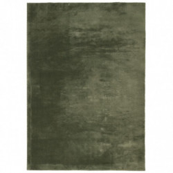 Teppich HUARTE Kurzflor Weich und Waschbar Waldgrün 240x340 cm