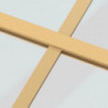 Schiebetür Golden 90x205 cm ESG-Klarglas und Aluminium