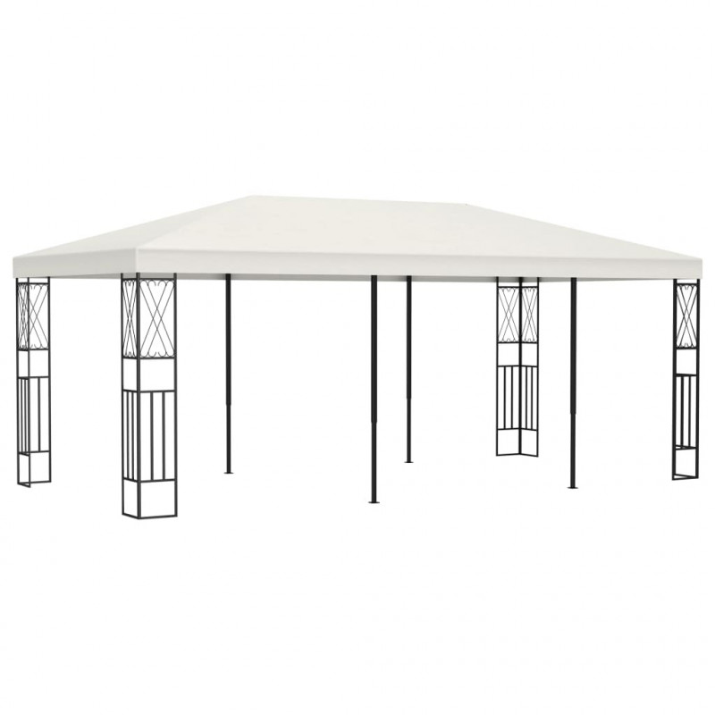 Pavillon Willi 3×6 m Creme Stoff