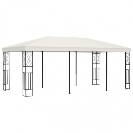 Pavillon Willi 3×6 m Creme Stoff