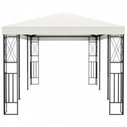 Pavillon Willi 3×6 m Creme Stoff