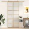 Schiebetür Golden 90x205 cm Matt ESG-Glas und Aluminium