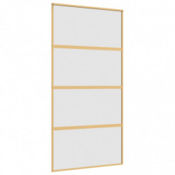 Schiebetür Golden 102,5x205 cm Matt ESG-Glas und Aluminium