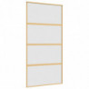 Schiebetür Golden 102,5x205 cm Matt ESG-Glas und Aluminium