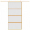 Schiebetür Golden 102,5x205 cm Matt ESG-Glas und Aluminium