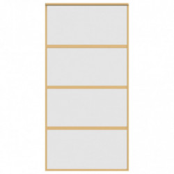 Schiebetür Golden 102,5x205 cm Matt ESG-Glas und Aluminium