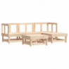 5-tlg. Garten-Lounge-Set Massivholz Kiefer