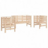 3-tlg. Garten-Lounge-Set Massivholz Kiefer