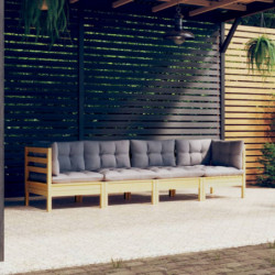 4-tlg. Garten-Lounge-Set...