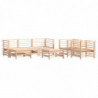 7-tlg. Garten-Lounge-Set Massivholz Kiefer