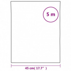 Fensterfolie Statisch Matt Transparent Weiß 45x500 cm PVC