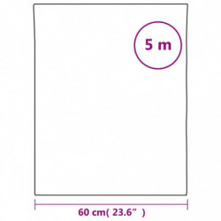Fensterfolie Statisch Matt Schwarz 60x500 cm PVC