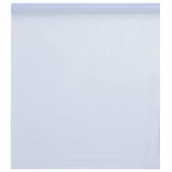 Fensterfolie Statisch Matt Transparent Weiß 45x1000 cm PVC