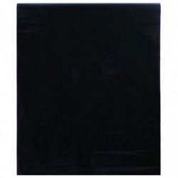 Fensterfolie Statisch Matt Schwarz 90x500 cm PVC