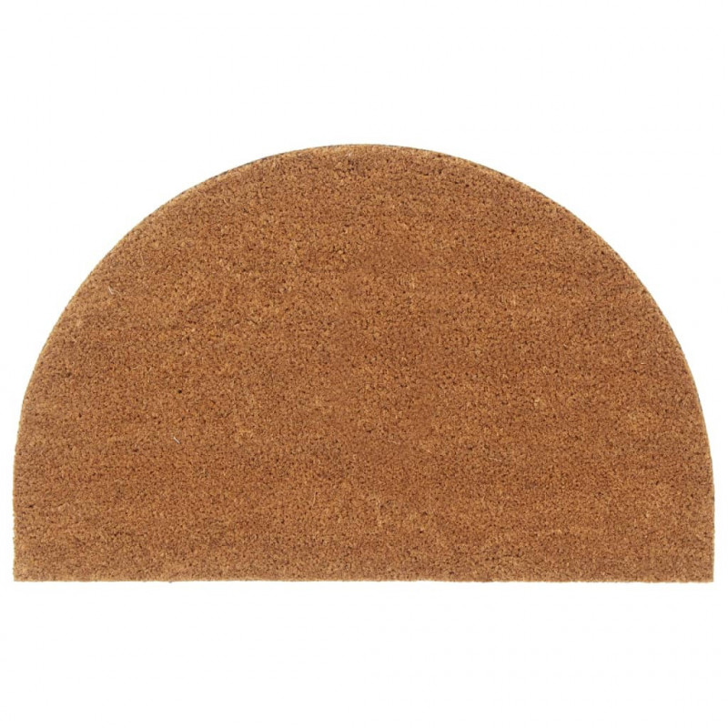 Fußmatte Natur Halbrund 50x80 cm Kokosfaser Getuftet