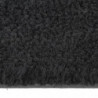 Fußmatte Schwarz Halbrund 40x60 cm Kokosfaser Getuftet