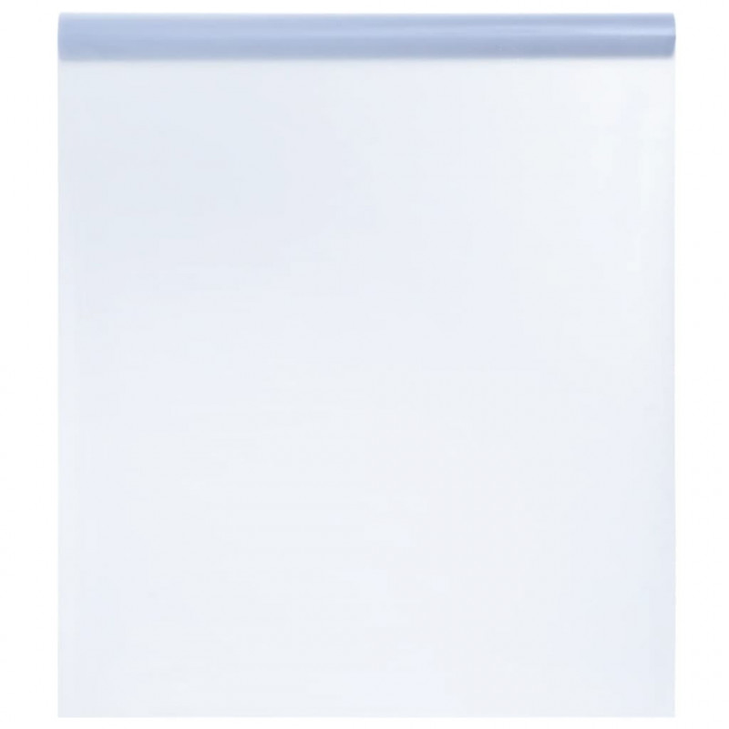 Fensterfolie Statisch Matt Transparent Grau 60x2000 cm PVC