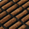 Fußmatte Rechteckig 45x75 cm Gummi und Kokosfaser