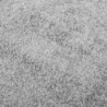 Shaggy-Teppich PAMPLONA Hochflor Modern Grau Ø 100 cm