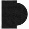 Shaggy-Teppich PAMPLONA Hochflor Modern Schwarz 80x150 cm