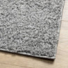 Shaggy-Teppich PAMPLONA Hochflor Modern Grau 120x120 cm