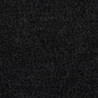 Fußmatte Schwarz Halbrund 60x90 cm Kokosfaser Getuftet