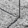 Shaggy-Teppich PAMPLONA Hochflor Modern Grau 80x250 cm
