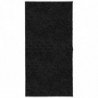 Shaggy-Teppich PAMPLONA Hochflor Modern Schwarz 100x200 cm