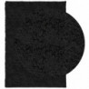 Shaggy-Teppich PAMPLONA Hochflor Modern Schwarz 120x170 cm