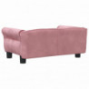 Hundebett Rosa 70x45x30 cm Samt