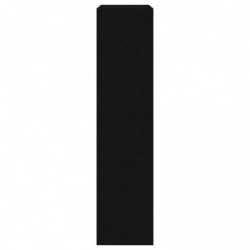 Schuhschrank Schwarz 60x21x87,5 cm Holzwerkstoff