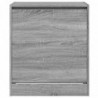 Schuhschrank Grau Sonoma 60x42x69 cm Holzwerkstoff