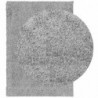 Shaggy-Teppich PAMPLONA Hochflor Modern Grau 160x230 cm