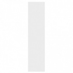 Schuhschrank Weiß 80x21x87,5 cm Holzwerkstoff