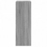 Schuhschrank Grau Sonoma 60x34x96,5 cm Holzwerkstoff