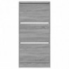 Schuhschrank Grau Sonoma 60x21x125,5 cm Holzwerkstoff