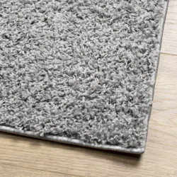 Shaggy-Teppich PAMPLONA Hochflor Modern Grau 200x280 cm