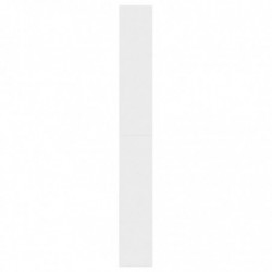Schuhschrank Weiß 60x21x125,5 cm Holzwerkstoff