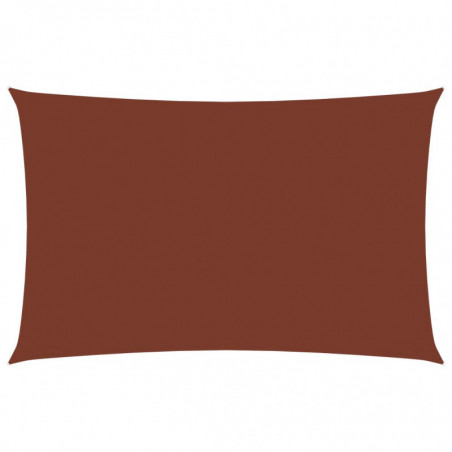 Sonnensegel Oxford-Gewebe Rechteckig 6x8 m Terrakotta-Rot