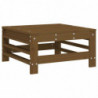 7-tlg. Garten-Lounge-Set Honigbraun Massivholz Kiefer