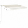 Automatische Markise mit LED & Windsensor 350x250 cm Creme