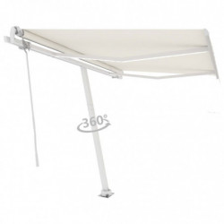 Automatische Markise mit LED & Windsensor 350x250 cm Creme