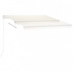 Automatische Markise mit LED & Windsensor 350x250 cm Creme