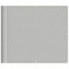 Balkon-Sichtschutz Hellgrau 90x300 cm 100 % Polyester-Oxford