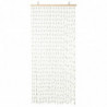 H&S Collection Türvorhang 90x200 cm Bambus Mehrfarbig