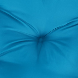 Kissen Rund Hellblau Ø 60x11 cm Oxford-Gewebe