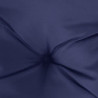 Kissen Rund Marineblau Ø 60x11 cm Oxford-Gewebe